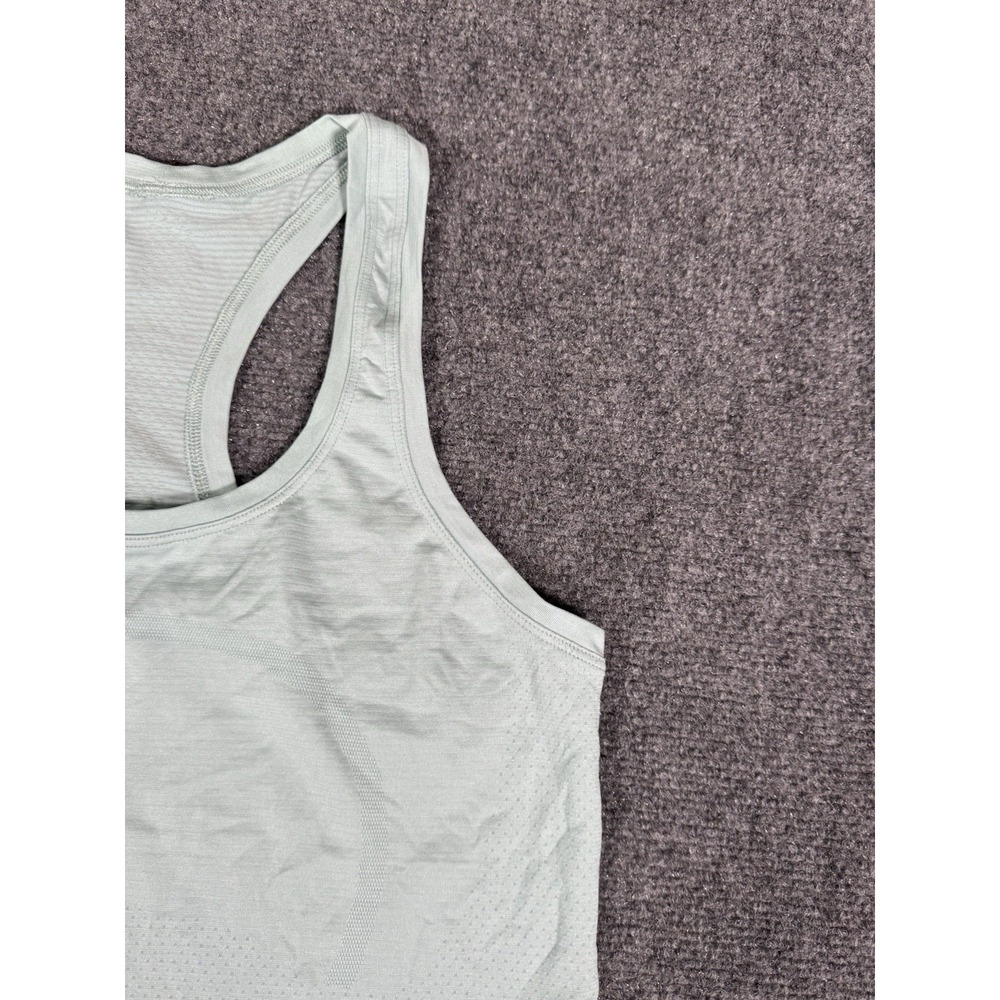 Vintage Lululemon‎ Swiftly Tech Tank Top Womens 6 Heathered Fresh Teal Racerback - Picture 2 of 12